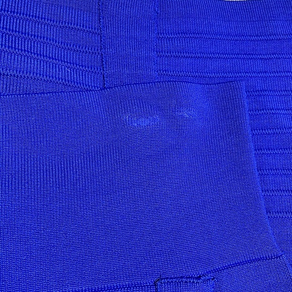 #0083 Never Worn Rock & Republic Spandex Fitted Royal Blue Textured Mini-M - Picture 7 of 9